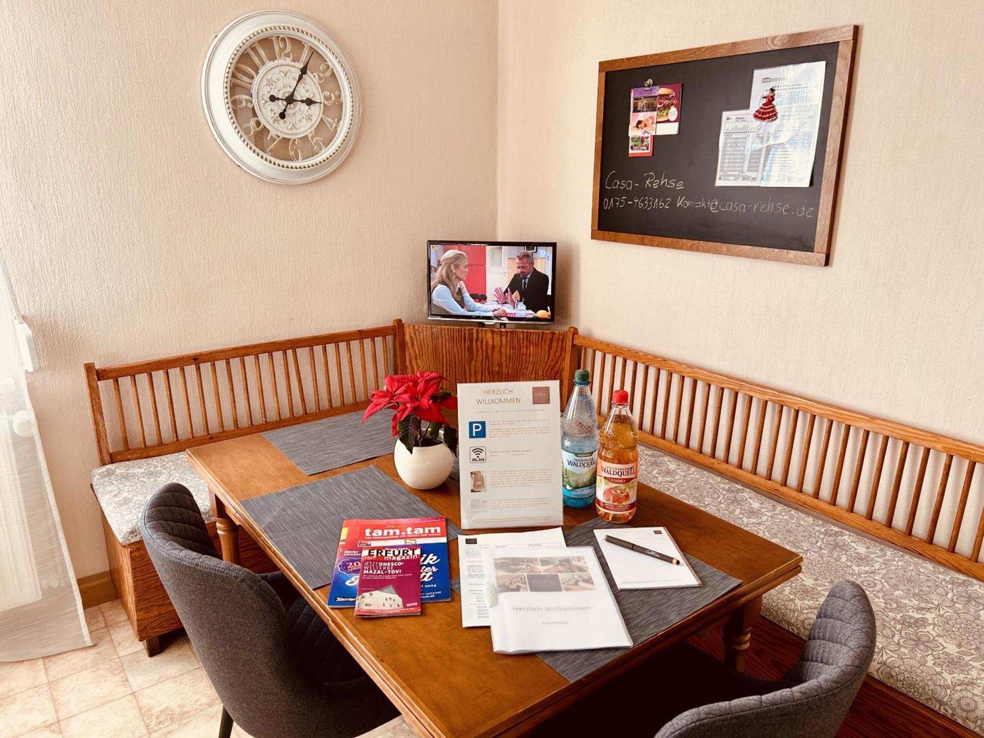 Casa Rehse I Stilvolles Apartment I 24H-Self-Check-In I Kostenlos Parken & Wlan I 55-Zoll-Smart&Kabel-Tv I Oepnv Erfurt Eksteriør billede